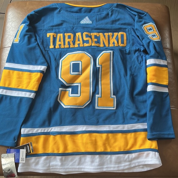 Adidas St Louis Blues Tarasenko jersey size 46 - Picture 1 of 5